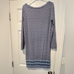Vineyard Vines navy dotted dress